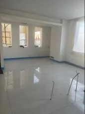 New tiled floor and windows