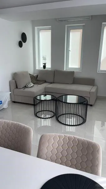 Living room with a corner sofa